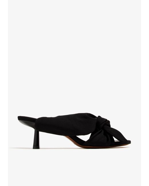 Neous Black Diana Grosgrain Mules