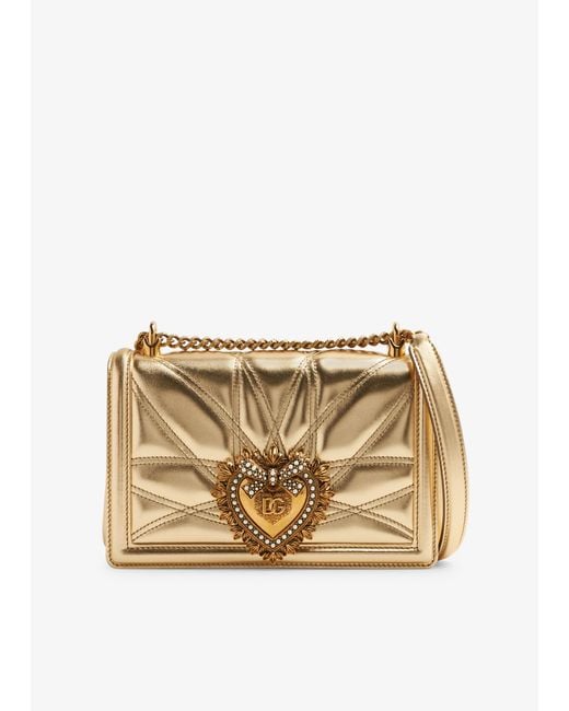 Dolce & Gabbana Natural Medium Devotion Bag