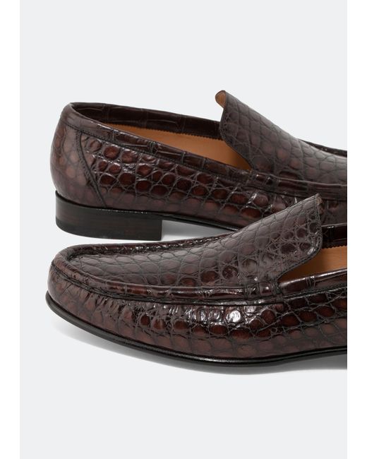 Faggioli Atelier White Arona Loafers for men