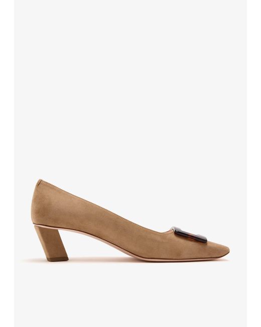 Roger Vivier White Belle Vivier Pumps