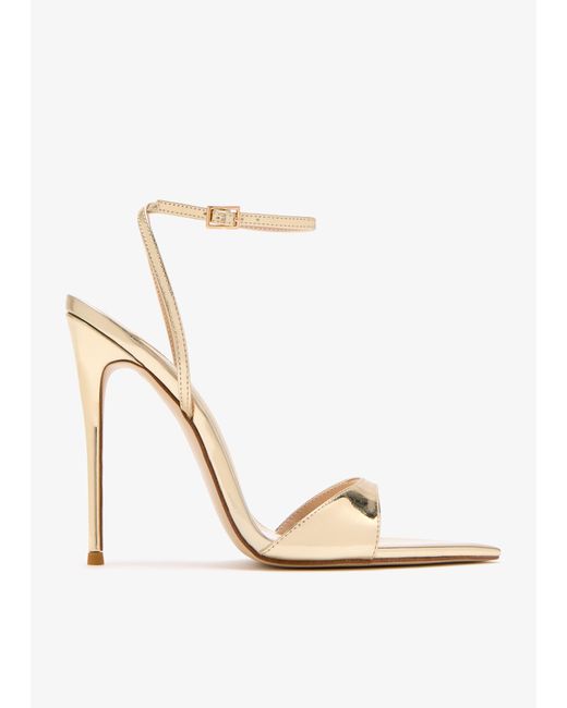 Femme LA White Gg Sandals
