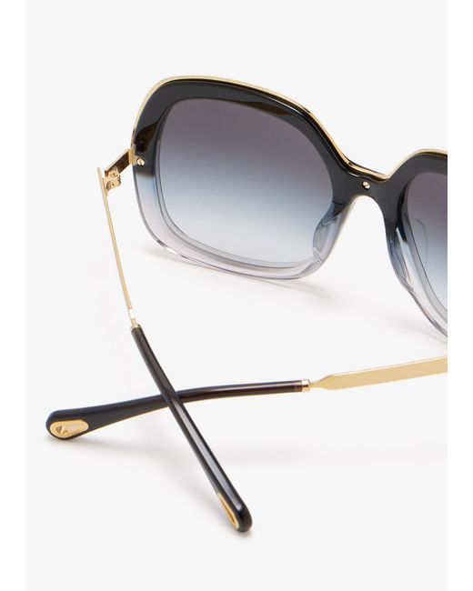 Chloé Metallic Leia Sunglasses