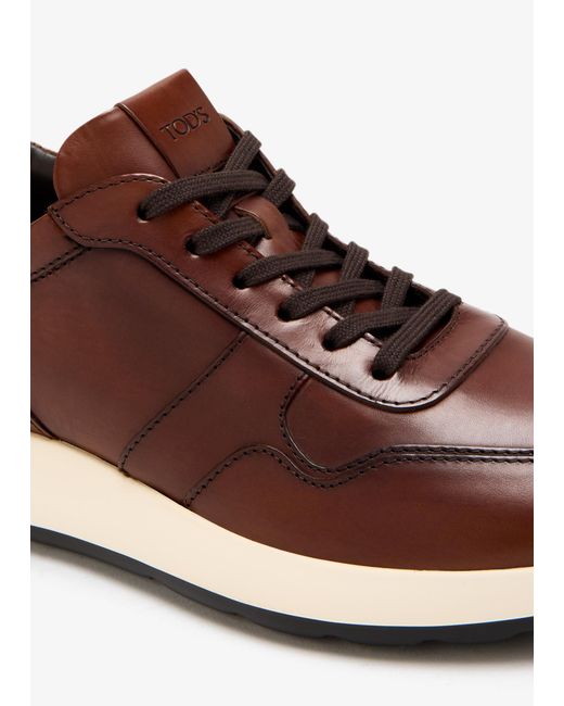 Tod's Brown Dot Sneakers for men