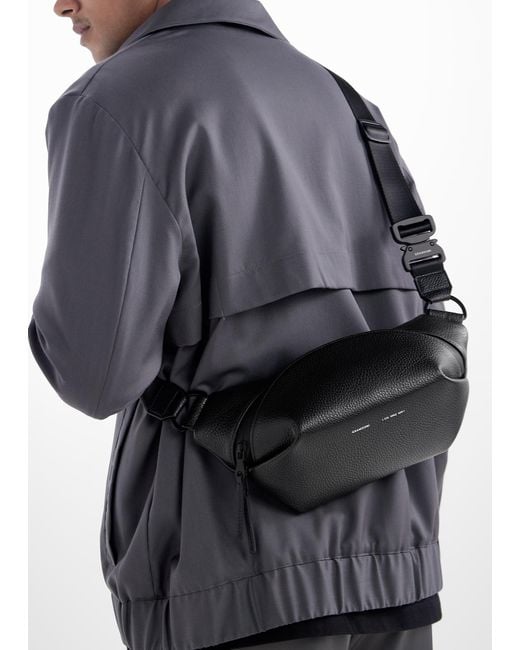 GRAMS28 Black 175 Moon Bag for men