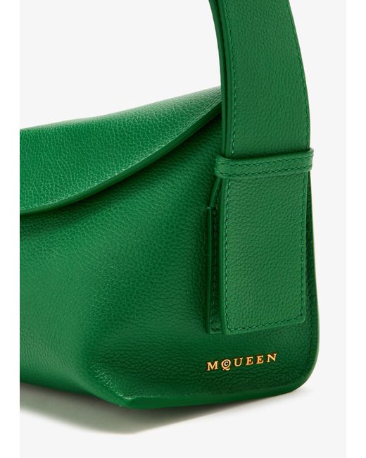 Alexander McQueen Green T-Bar Sling Bag