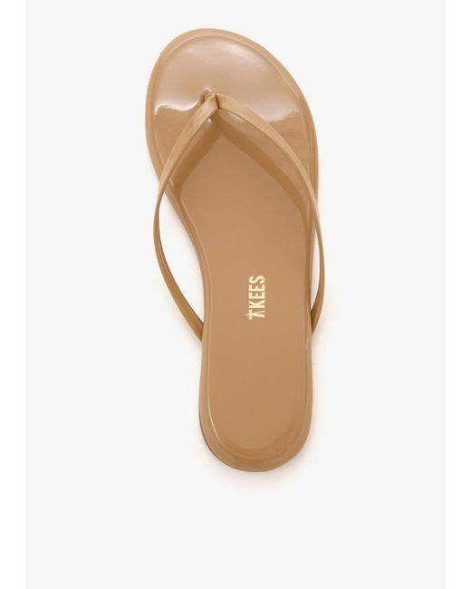 TKEES White Lily Cocobutter Flip Flops