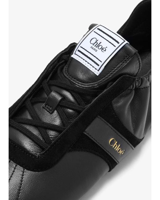 Chloé Black Kick Sneakers