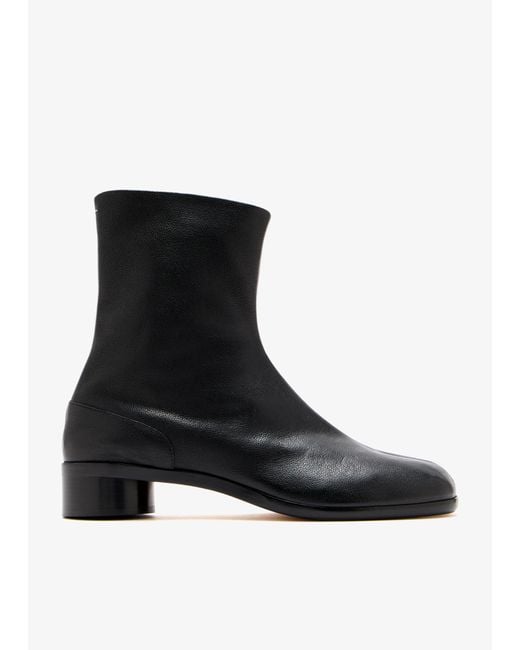 Maison Margiela Men's Black Tabi Ankle Boots
