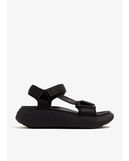 Onwuad Black Schon Tech Sandals