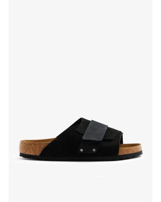 Birkenstock Black Kyoto Regular-Width Sandals for men