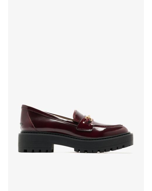 Sam Edelman Brown Lea Platform Loafers