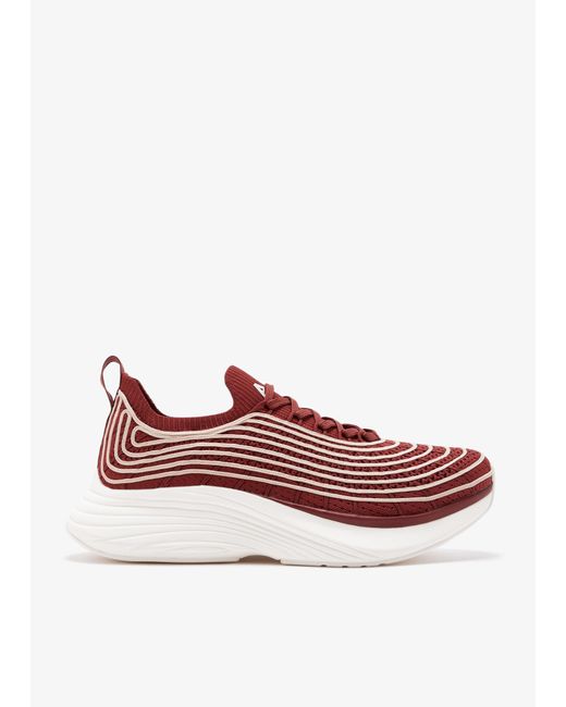 Athletic Propulsion Labs Red Techloom Zipline Sneakers