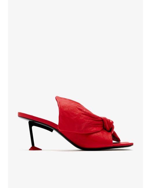 Givenchy Red Boudoir Mules