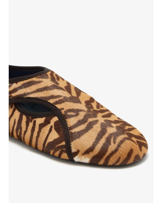 Alaïa Brown Flex Slippers