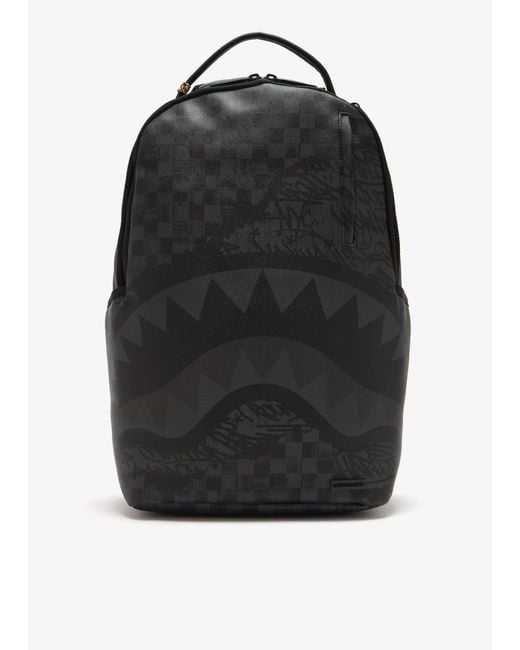 Sprayground Black Torn Graff Dlxsv Backpack for men