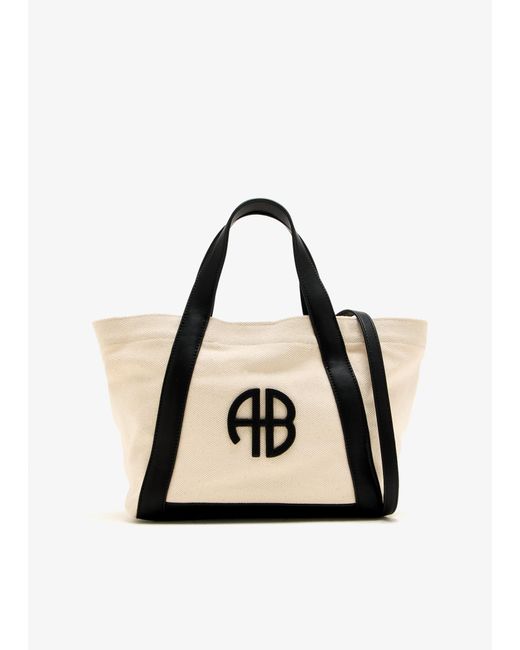 Anine Bing Black Small Cara Tote Bag