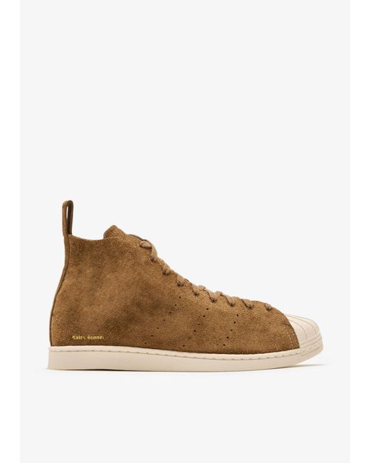 Wales Bonner Brown High Top Sneakers