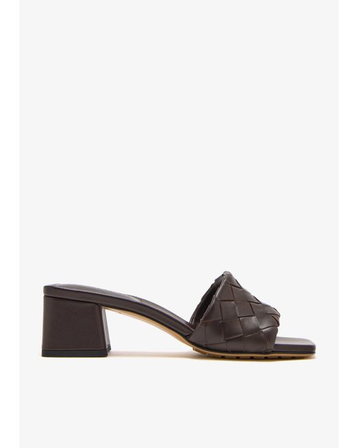 Bottega Veneta White Parco Mules