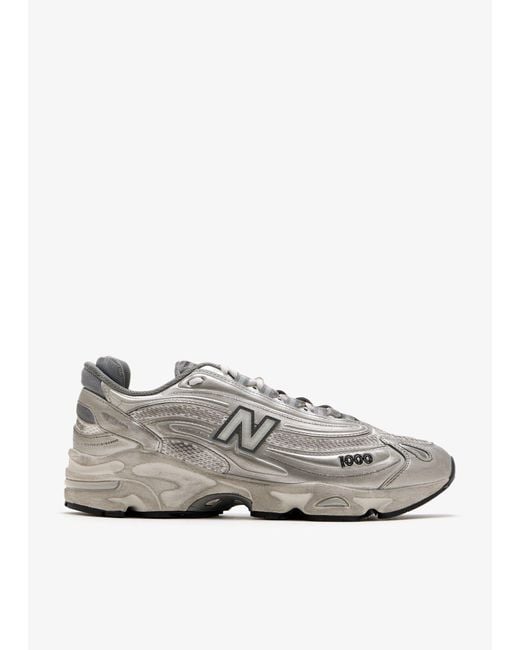 New Balance White M1000 Sneakers for men