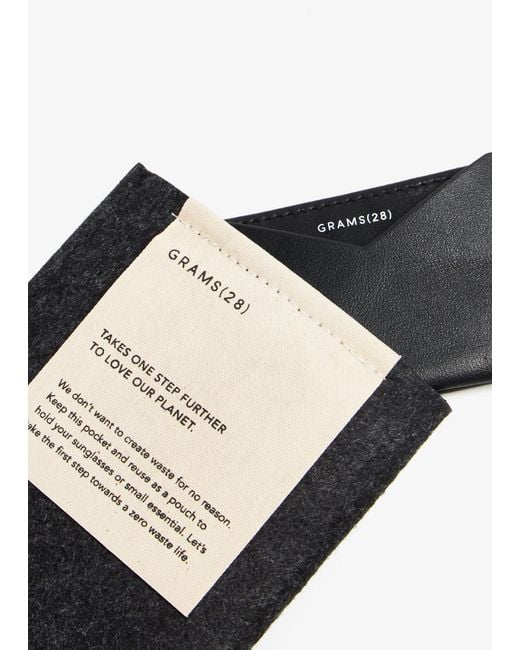 GRAMS28 Black 108 Cardholder for men