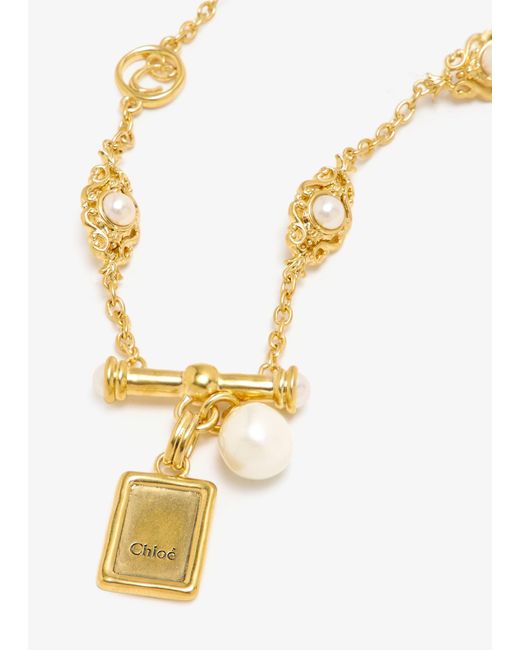Chloé White Classy Necklace