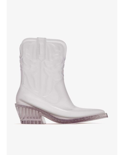 Melissa White Texas Boots