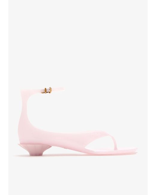 Chloé Pink Jelly Sandals