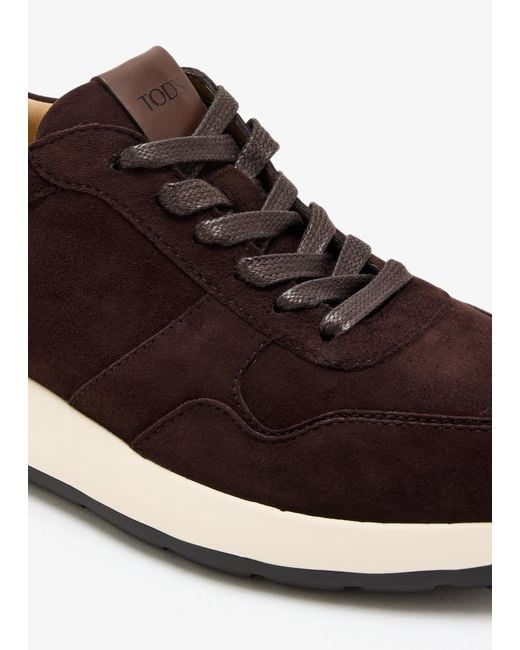 Tod's Brown Dot Sneakers for men