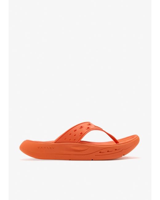 Oakley Orange Studio Flip Flops for men