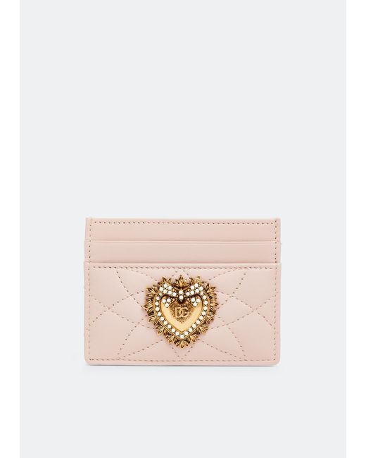 Dolce & Gabbana White Devotion Card Holder