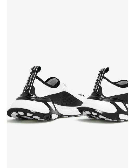 Dolce & Gabbana White Fast Stretch Mesh Sneakers