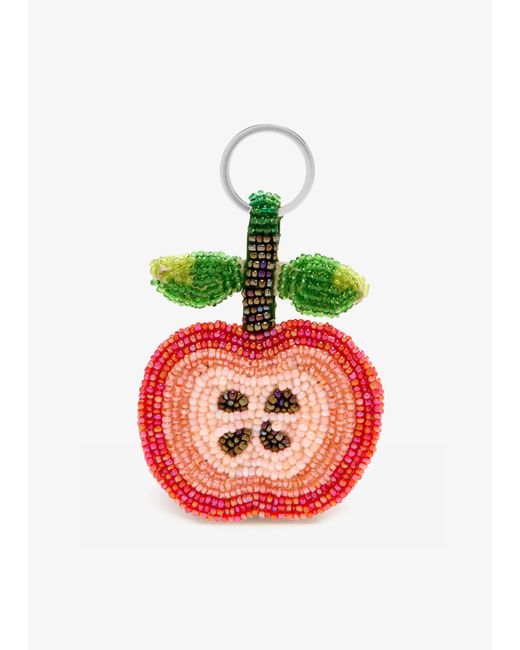 The Jacksons Multicolor Apple Beaded Keyring