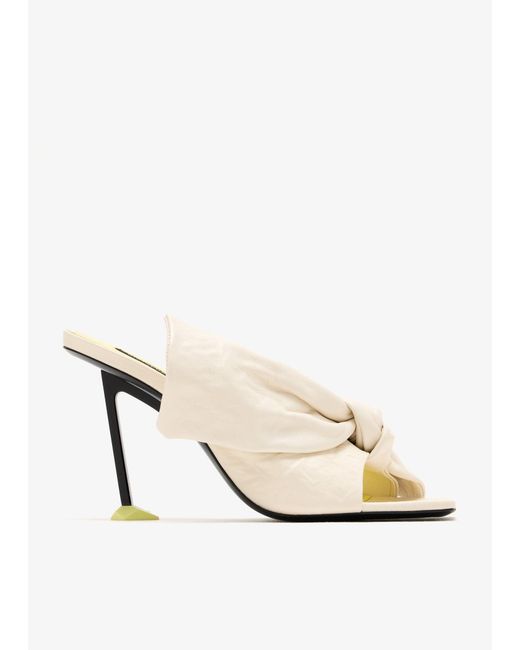 Givenchy White Boudoir Mules