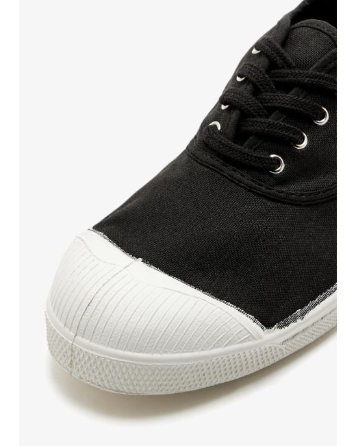 Bensimon White Tennis Lace-Up Sneakers