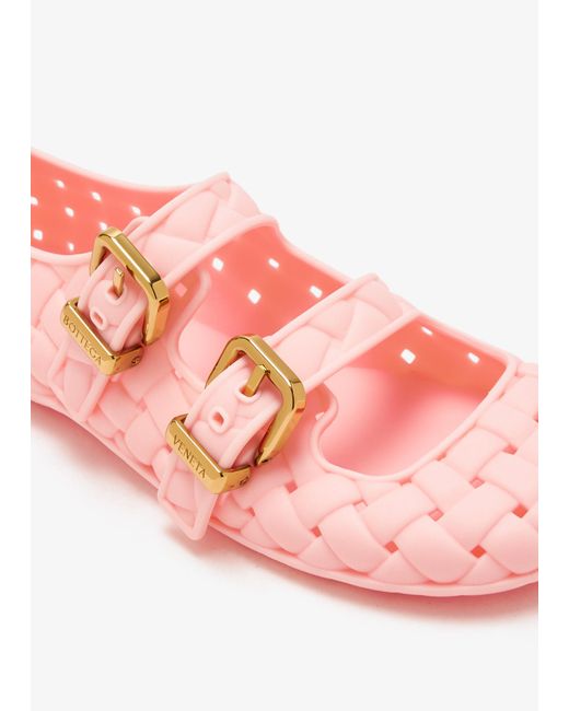 Bottega Veneta Pink Amy Ballerinas