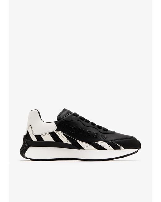 Alexander McQueen Black Sprint Runner Sneakers for men