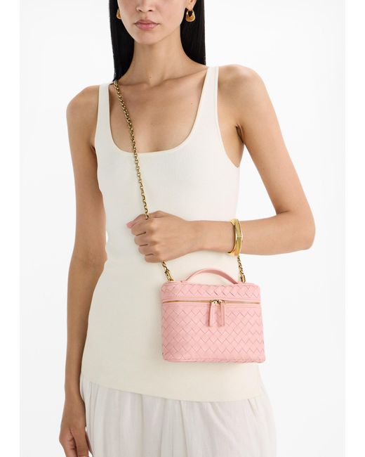 Bottega Veneta Pink Soft Vanity Case