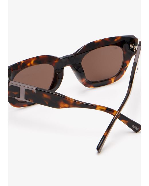 Tod's Brown Squared Sunglasses