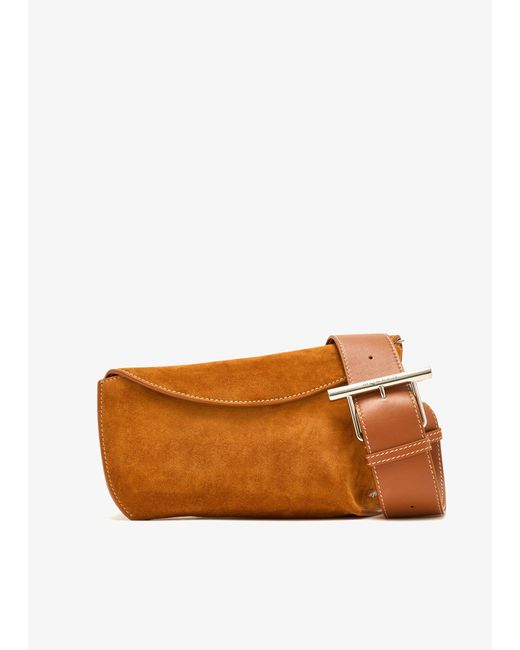 Alexander McQueen Brown T-Bar Sling Bag