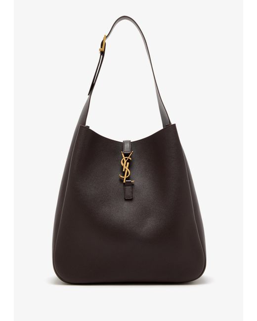 Saint Laurent Black Le 5 À 7 Large Supple Bag