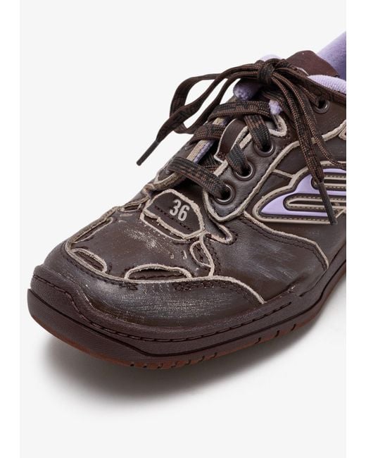 Balenciaga Brown Hamptons Medium Worn Out Sneakers