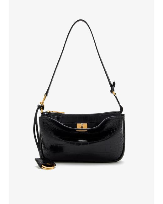 Balenciaga Black Rodeo Sling Pochette