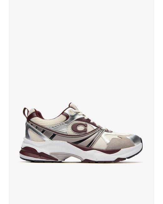 COACH White Mesh Sneakers