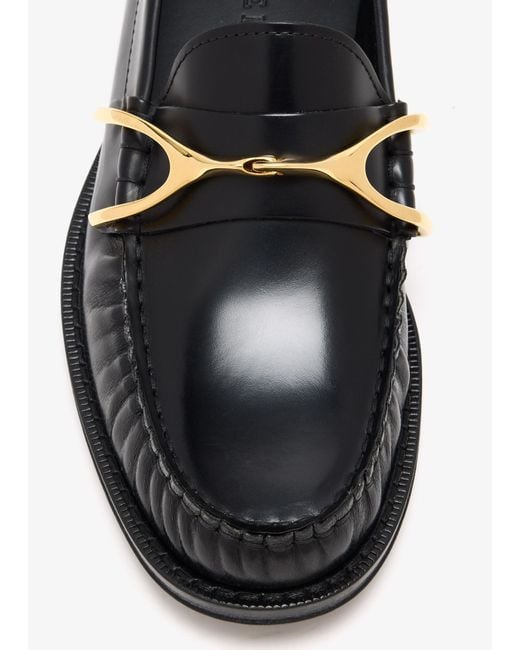 McQueen White Wishbone Loafers