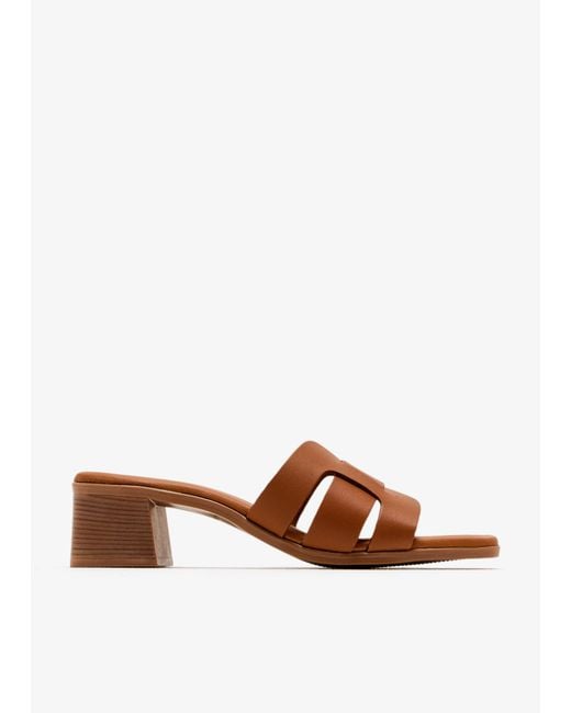Luna Brown Clara Sandals