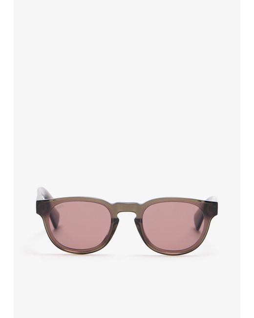 Tod's Men's Pink Tortoise Sunglasses