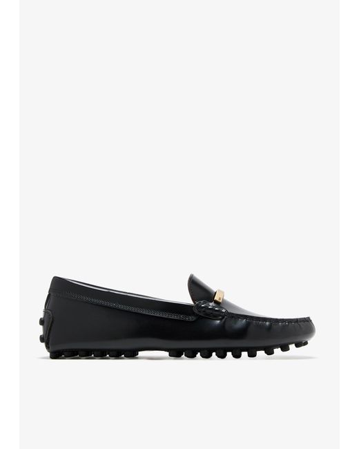 Tod's White Gommino Driving Shoes