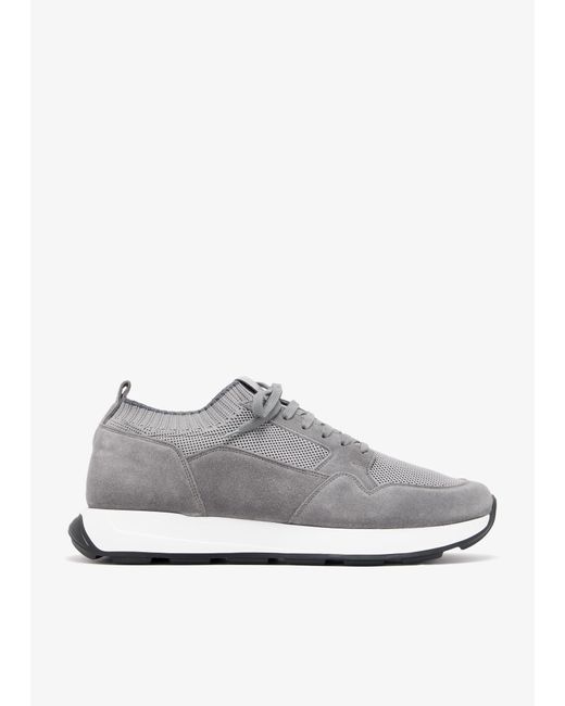 Neil Barrett White Running Sneakers for men
