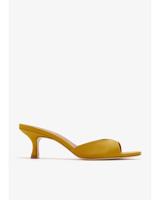 Staud Metallic Brigitte Mules