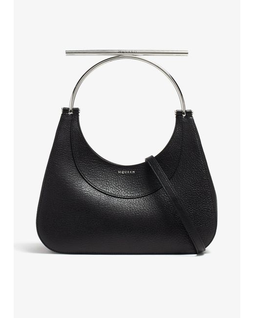 Alexander McQueen Black T-Bar Bag